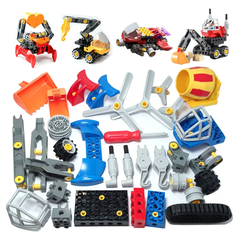 Set Di Macchine Tecniche Macchine Per Aeromobili Per Veicoli Assemblare Accessori Giocattoli Educativi Compatibili Per Bambini Di Grandi Dimensioni