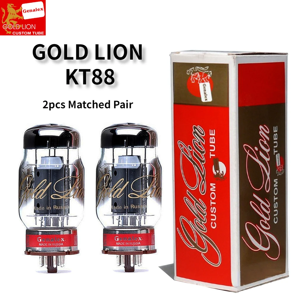 Gold Lion Kt88 Tubo A Vuoto Valvola Audio Hifi Sostituire Kt77 Kt66 El34 6550 Kit Amplificatore Tubo Fai Da Te Genuino Abbinato Quad