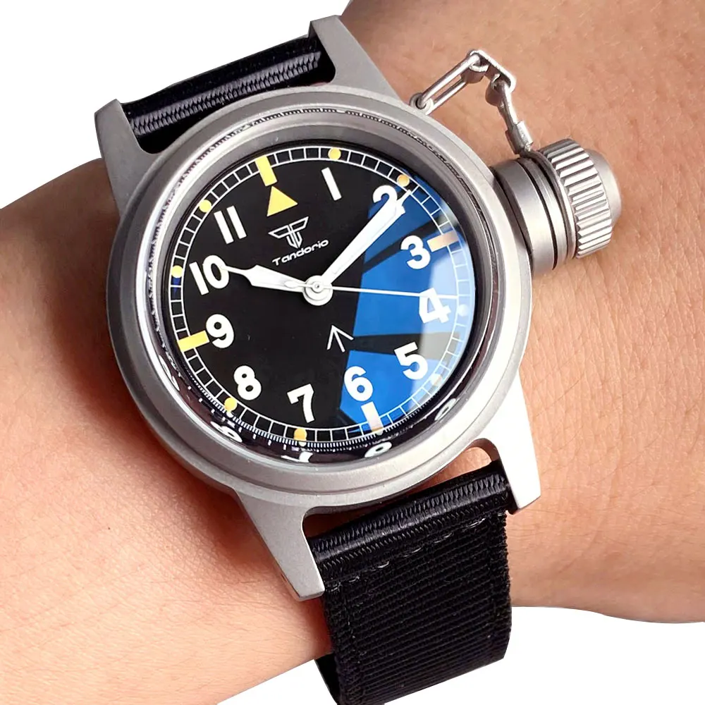 200M Impermeabile Diving Tandorio 36Mm Frogman Army Sandblast Men Watch Nh35A/Pt5000 Watch Automatic Sapphire Crystal Luminous