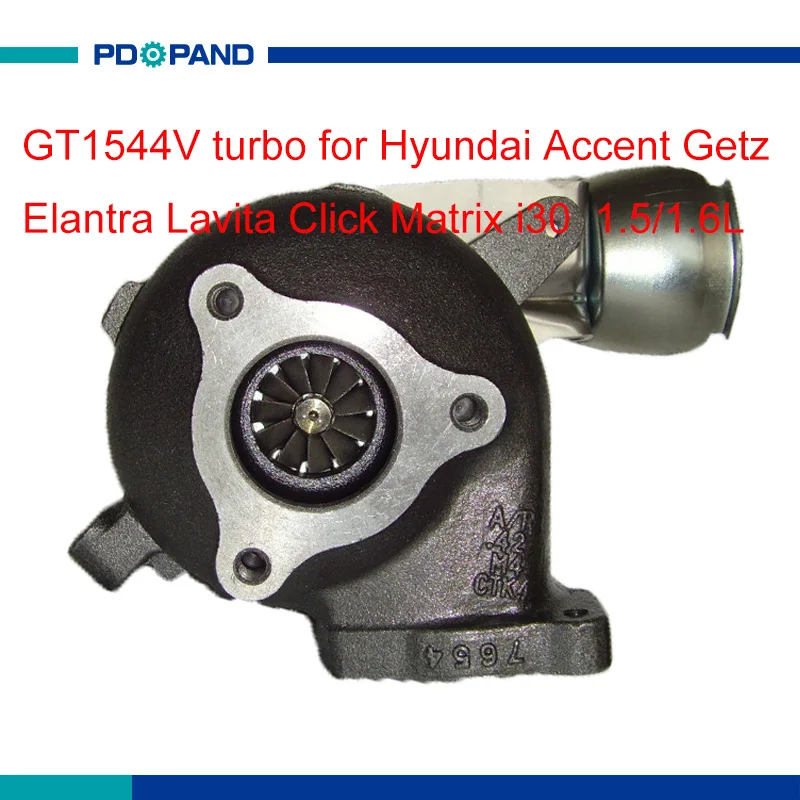 Motore Turbo Kit Gt1544V Turbo Charger Supercharger Per Hyundai Matrix Getz Elantra Lavita Click Accent I30 1.5/1.6L