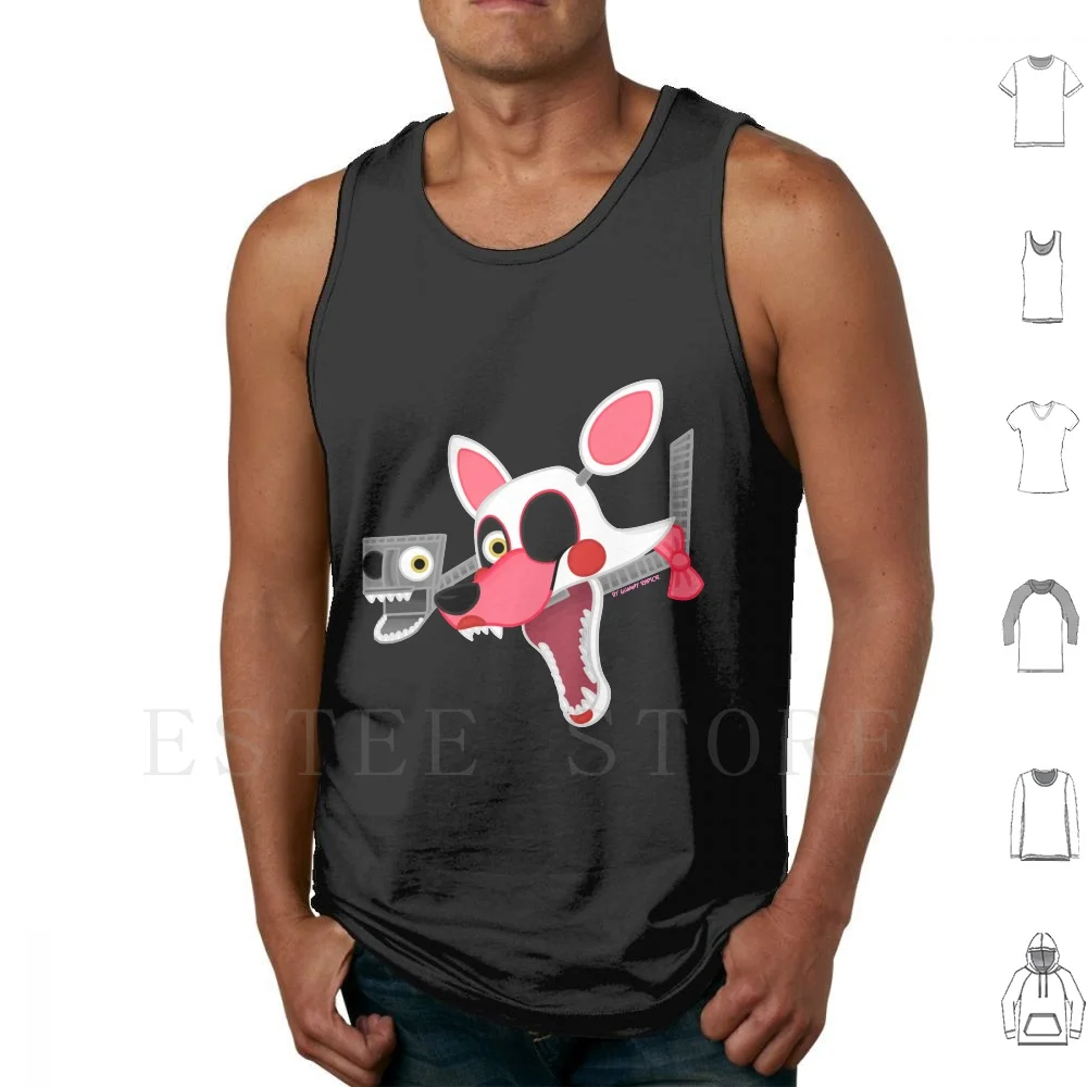 Mangle ( Five Nights At 2) Canotte Gilet In Cotone Five Nights Five Nights At 2 Fnaf Mangle Fox Animatronic Mangle The Fox