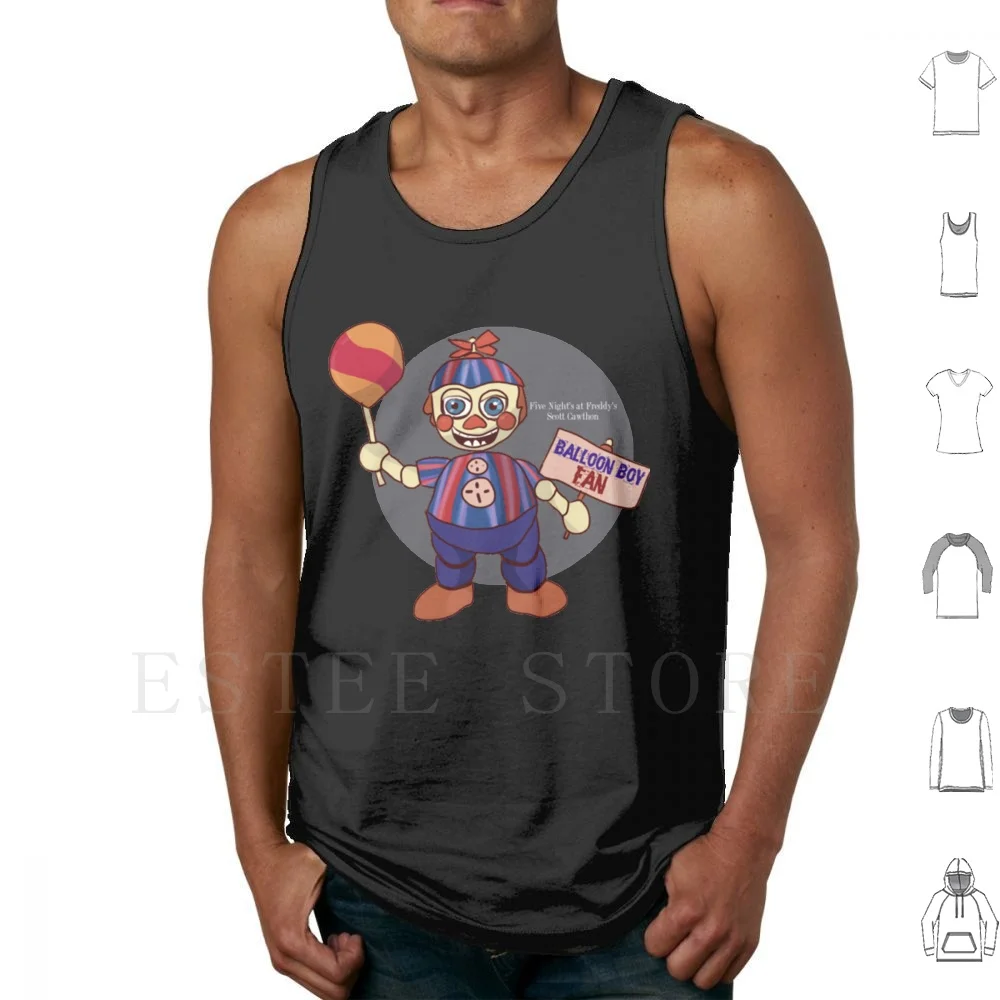 Five Night'S At Balloon Boy Fan Canotte Vest Cotton Five Nights At Balloon Boy Fan Five Nights At 5 Nights Animatronic