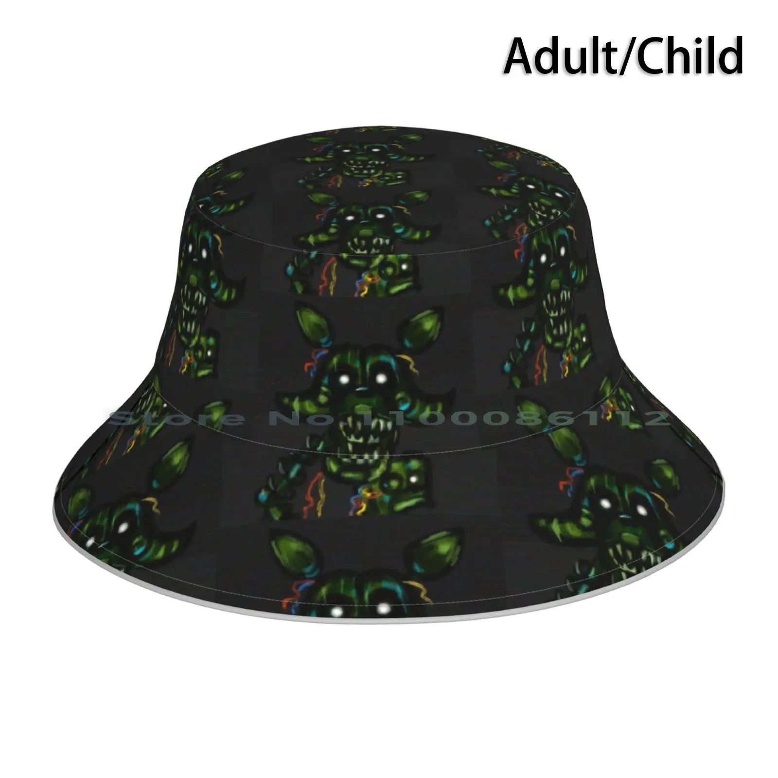 Phantom Mangle Cappello Da Pescatore Berretto Da Sole Five Nights At Phantom Mangle Phantom Animatronics Fnaf3 Five Nights At S 3 The Mangle