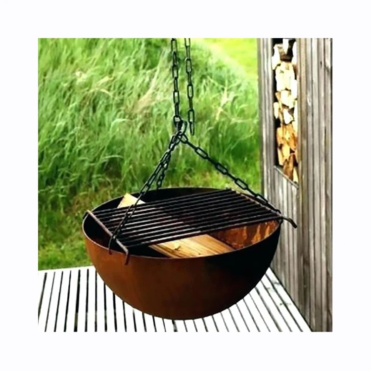 Griglia Per Barbecue Da Esterno In Acciaio Antiruggine Su Misura Braciere In Acciaio Corten
