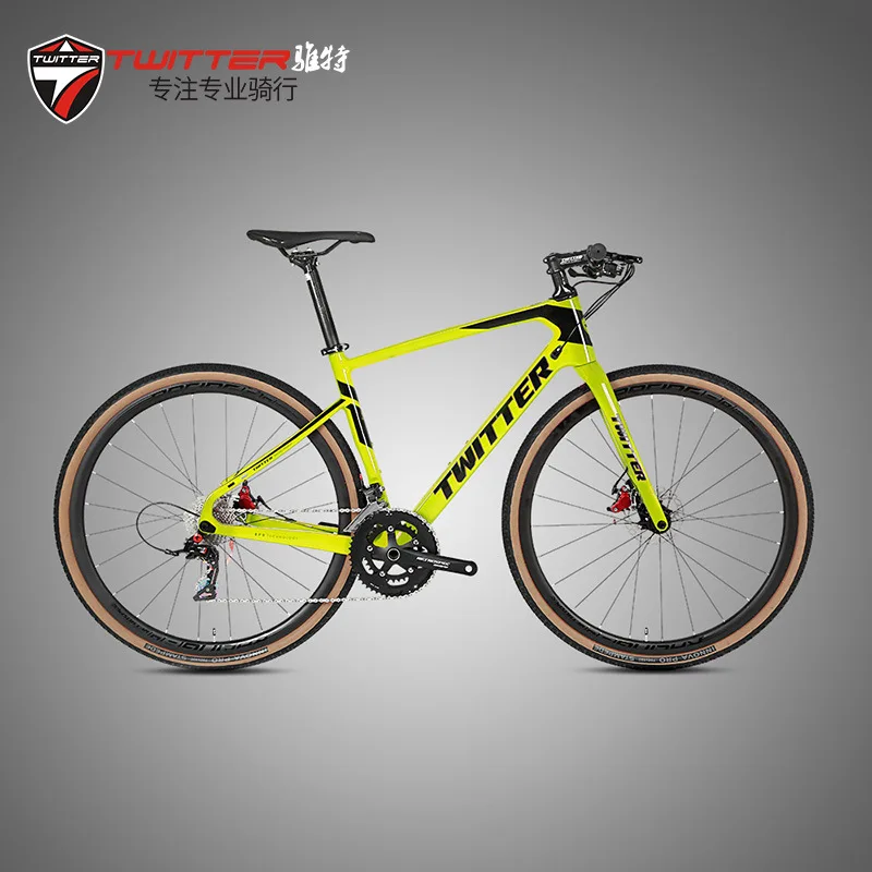 Twitter Gravel Cross Country Road Vehicle4700-22Speed A Velocità Variabile Gravel Flat City Bicycle27.5/29 Biciclette Da Strada In Carbonio