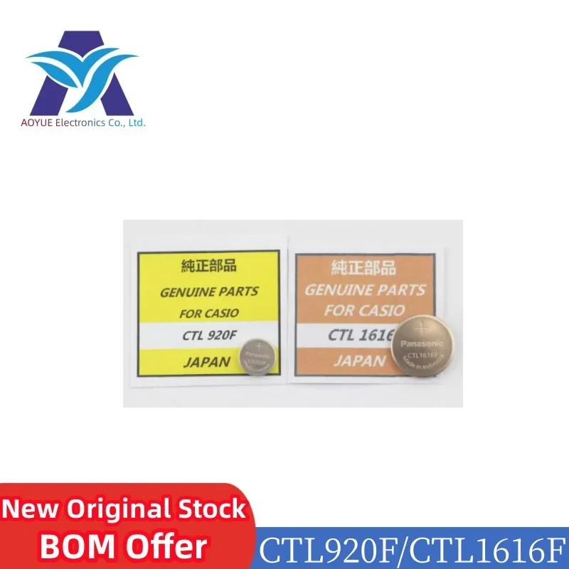 Nuovo Originale Autentico Ctl920 Ctl920F Ctl1616F Crura Per Casio Citizen Solar Cell Watch Batteria Ricaricabile A Energia Fotocinetica