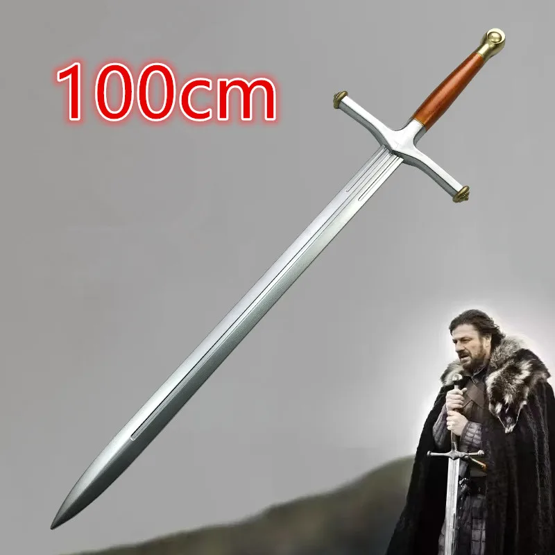 104Cm Grande 1:1 Spada Arma Film Cosplay Spada Prop Gioco Di Ruolo Regalo Di Sicurezza Pu Inverno Gelo Lupo Spada 104Cm