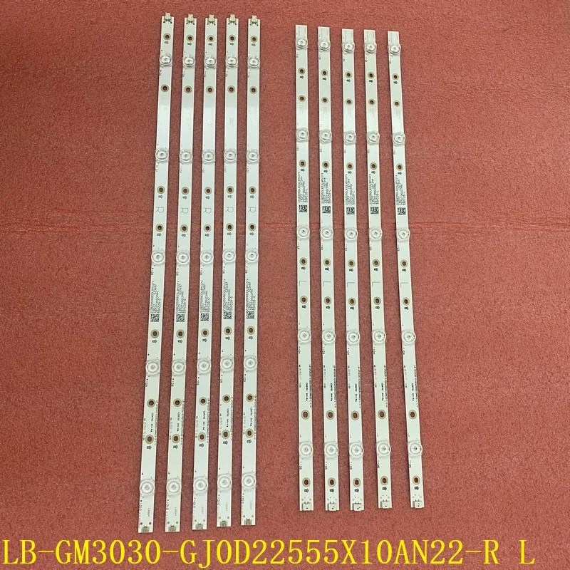 Striscia Di Retroilluminazione A Led Per Lb-Gm3030-Gj0D22555X10An22-R-1-H L T 55 Pus7304 55 Pus6704 55 Pus7394 55 Pus7504 Tpt550J1-Qubh84.K 55 Pus6754