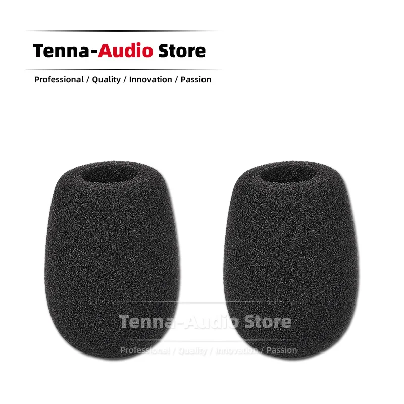 2 Pz/Lotto Parabrezza Microfono Spugna Mike Schiuma Per Sennheiser E614 E 614 Strumento Musicale Microfone Parabrezza Mic Filtro Pop