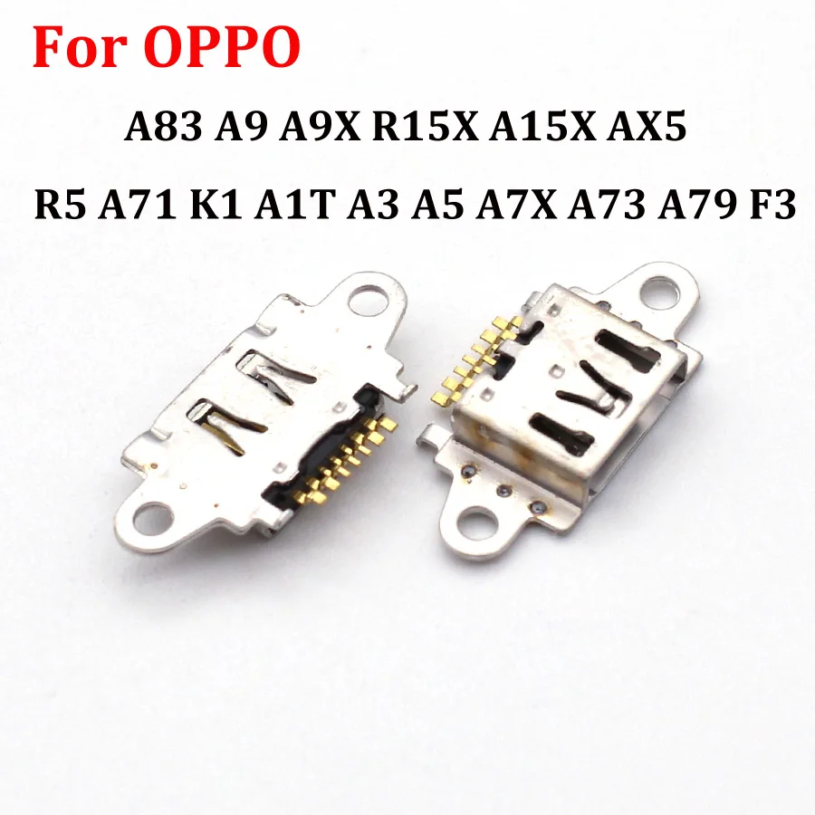 10-100 Pz Connettore Usb Spina Caricatore Dock Di Ricarica Porta Per Oppo A83 A9 A9X R15X A15X Ax5 Ax7 R5 A71 K1 A1T A3 A5 A7X A73 A79 F3