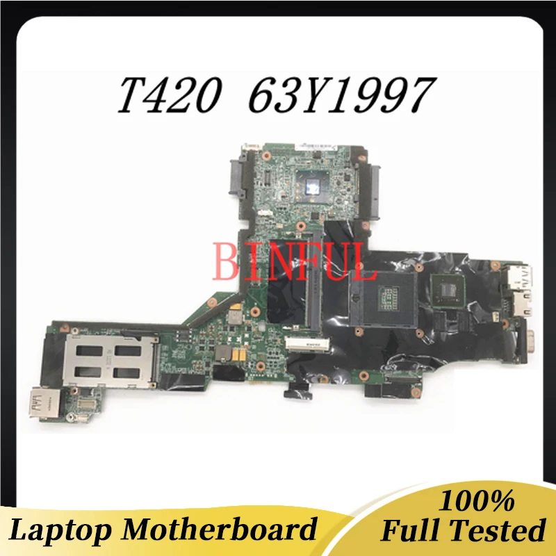 Per Lenovo T420 T420I Scheda Madre Per Laptop 63Y1997 Ddr3 Qm67 4200 1G 100% Perfettamente Funzionante