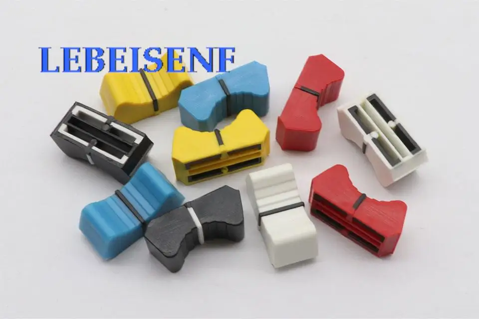 6Pcs Console Programma Potenziometro Fader Cap Per Avolites Pearl 2004 2008 2010 / Master Pusher Potenziometro Cap 8T Bianco