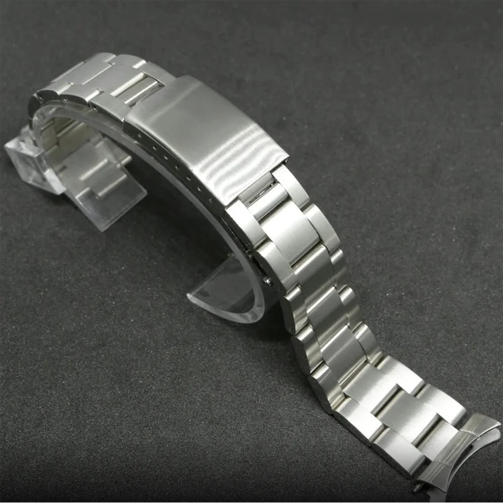 Cinturino In Acciaio Inossidabile Per Cinturino Rolex Log Water Ghost Steel Belt Maschio Old Airmaster Bracciale In Metallo 19Mm 20Mm 21Mm Larghezza