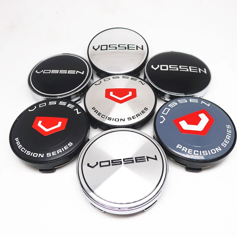 4 Pezzi 60Mm Vossen Car Wheel Center Hub Cap Styling 56Mm Emblem Badge Sticker Cover Accessori