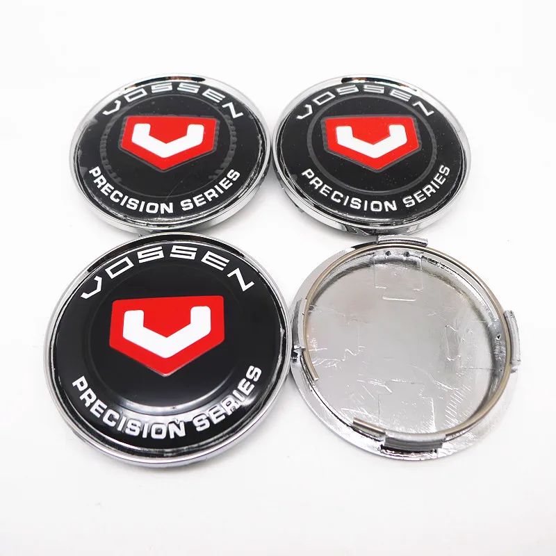 4 Pezzi 63Mm Vossen Wheel Center Caps Coprimozzo Coprimozzo Car Styling Dust Cover Badge Emblem 57Mm
