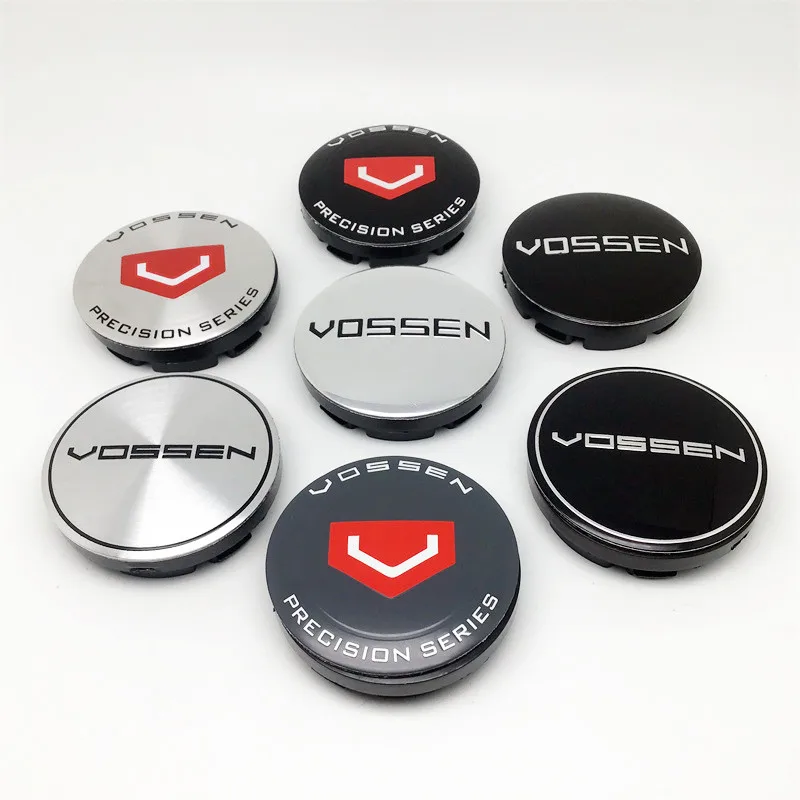 4Pcs 56Mm Vossen Precision Wheel Center Cap Mozzi Car Styling Cerchi Coprimozzo Logo Emblem Badge Accessori Auto