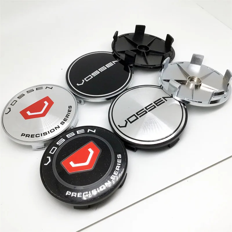 4 Pezzi 68Mm Per Vossen Wheel Center Hub Caps Car Styling Emblem Badge Logo Cerchi Cover 65Mm Stickers