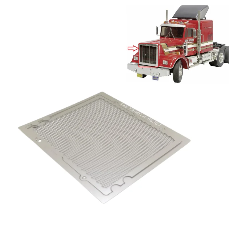 Per Tamiya 1/14 Camion Presa D'Aria Cofano Rete Rc Decorazione Auto Parte Tamiya Trattore 1/14 56301 King Hauler Tamiya Lesu Rimorchio Camion