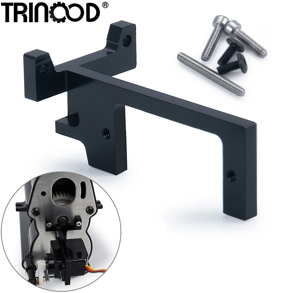 Trinood Rc Car Servo Mount Gearbox Parti Di Trasmissione Per 1/14 Tamiya Trailer Tractor Truck Drag Head Rc Car Upgrade Accessori