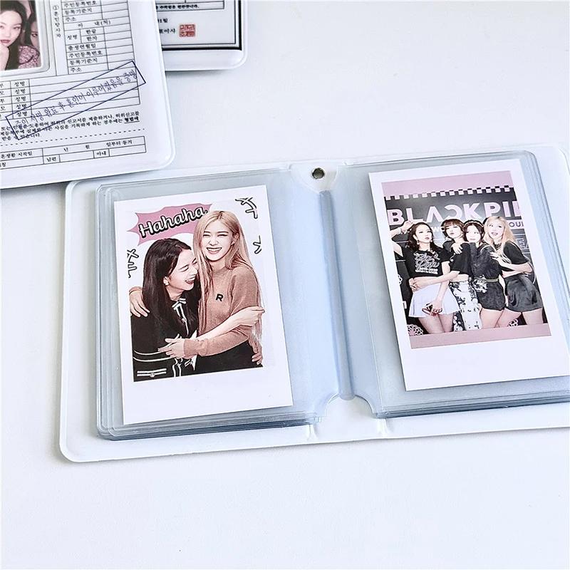 40 Tasche Album Coreano Ins White Kpop Photocard Holder Collection Book 3 Pollici Creative Storage Album Photocard Binder
