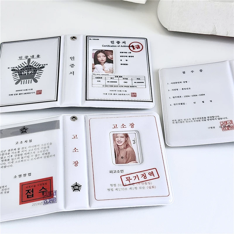 40 Tasche Album Coreano Ins White Kpop Photocard Holder Collection Book 3 Pollici Creative Storage Album Photocard Binder