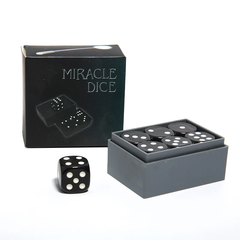 6 Pz/Scatola Predice Miracle Dice Trasforma Tutti I Dadi In 6 Magic Toy Maghi Magic Show Trucchi Illusion Puntelli Giocattoli Per Bambini Regali