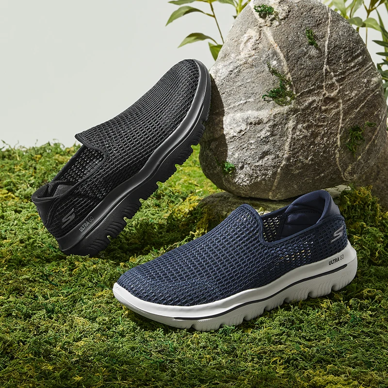 Scarpe Skechers Per Uomo "Go Walk Evolution Ultra" Scarpe Da Passeggio, Traspiranti, Comode, Resistenti Alla Muffa, Scarpe Da Ginnastica Antibatterich