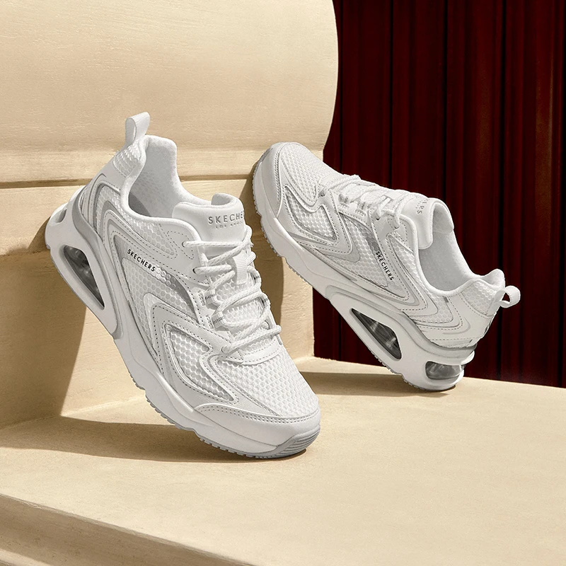 Scarpe Skechers Da Donna "Us Street" Scarpe Casual Retrò, Comode E Traspiranti Scarpe Da Ginnastica Grosse