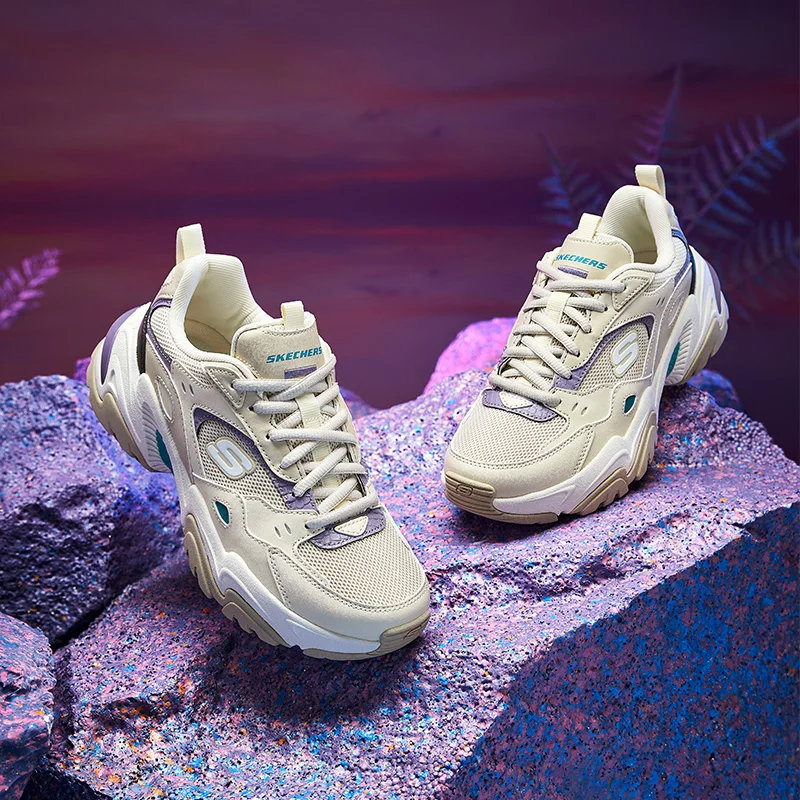 Scarpe Skechers Per Donna "Stamina V2" Chunky Sneakers, Ammortizzatori Traspiranti Scarpe Sportive Femminili