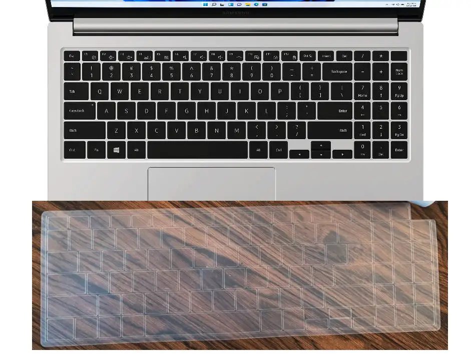 Per Samsung Galaxy Book2 360 15 15.6 Np750Xee/Np750Xda Np750Tda Np750Xed Np550Xed Galaxybook 2 Tastiera Del Silicone Della Copertura Della Protezione
