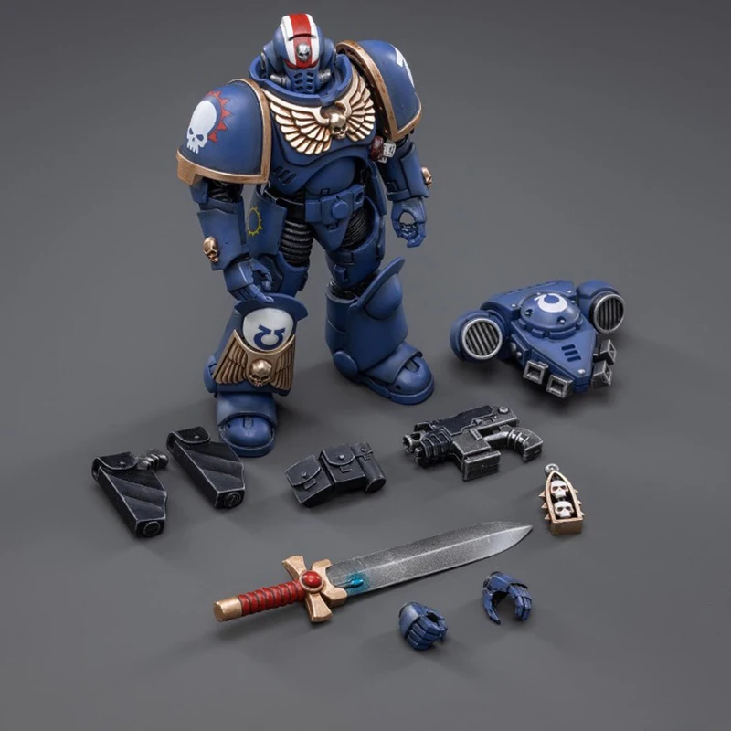 In Magazzino 2 Stili Joytoy 11.7 Cm Dark Source 40K Ultimate Warrior Battalion Hero Flagman Mobile Soldier Model Toy Da Collezione