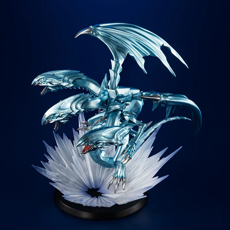 Icons Pre-Sale】Original Megahouse Monsters Chronicle Figure Blue Eyes Ultimate Dragon Yu-Gi-Oh! Giocattoli Da Collezione Modello Anime Da 14Cm