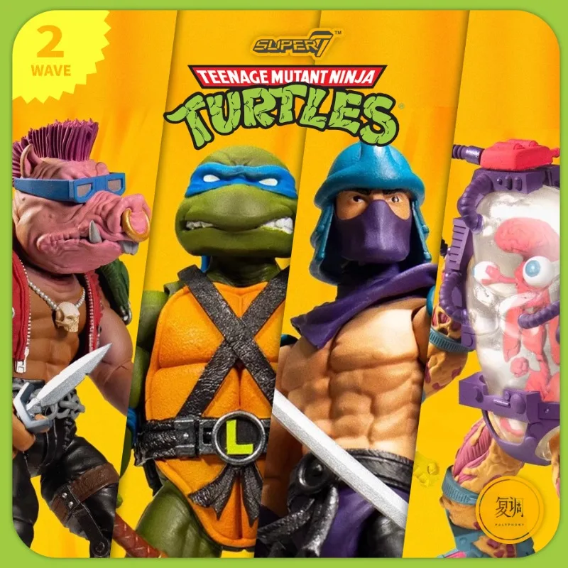In Magazzino Originale Super7 Teenage Bebop Mutant Ninja Turtles Evil Shredder Ultimates Action Figure