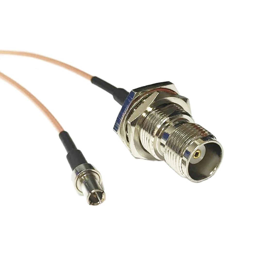 Interruttore Dado Paratia Femmina Tnc Ts9 Maschio St Cavo A Spirale Rg178 15Cm 6 "Per Modem 3G Zte Mf60 Nuovo