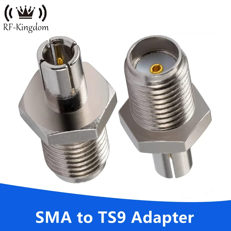 Adattatore Coassiale Rf Da 2 Pezzi Sma Femmina A Connettore Jack Coassiale Ts9 Per Scheda Di Rete Zte Mf30 Mf60 Mf61 Mf62 3G Modem 4G Antenna