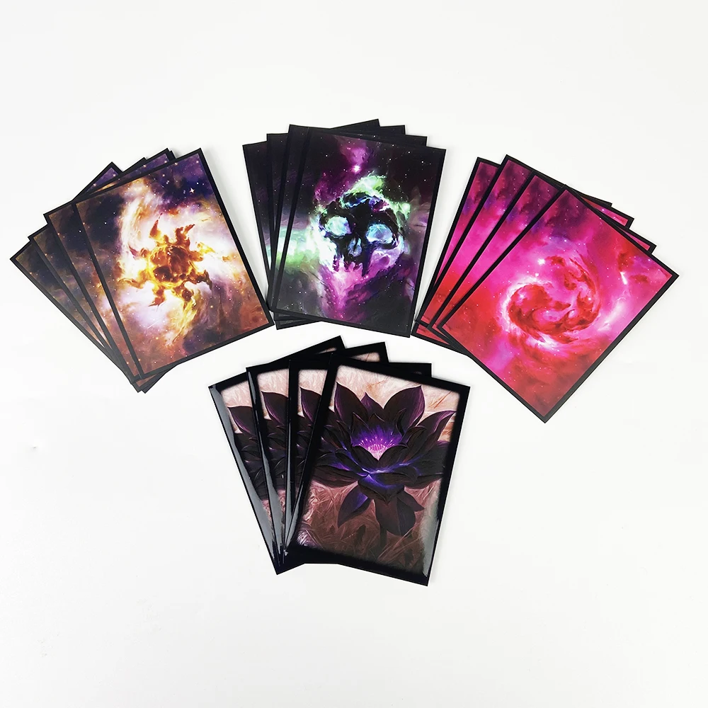 60 Pz/Borsa 66X91Mm Tcg Card Sleeves Maniche Per Carte Collezionabili Pokemon Card Sleeves Per Mtg/Ygo Card Games Cards Cover