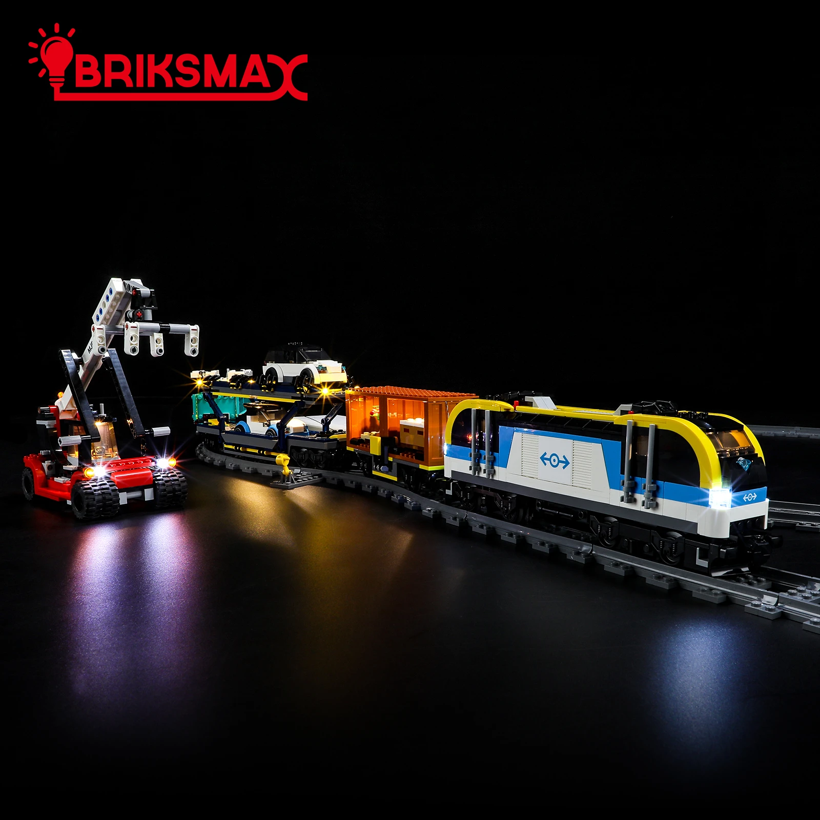 Briksmax Led Light Kit Per Il 60336 Set Di Blocchi Per Treni Merci (Non Includere Il Modello) Giocattoli Per Bambini