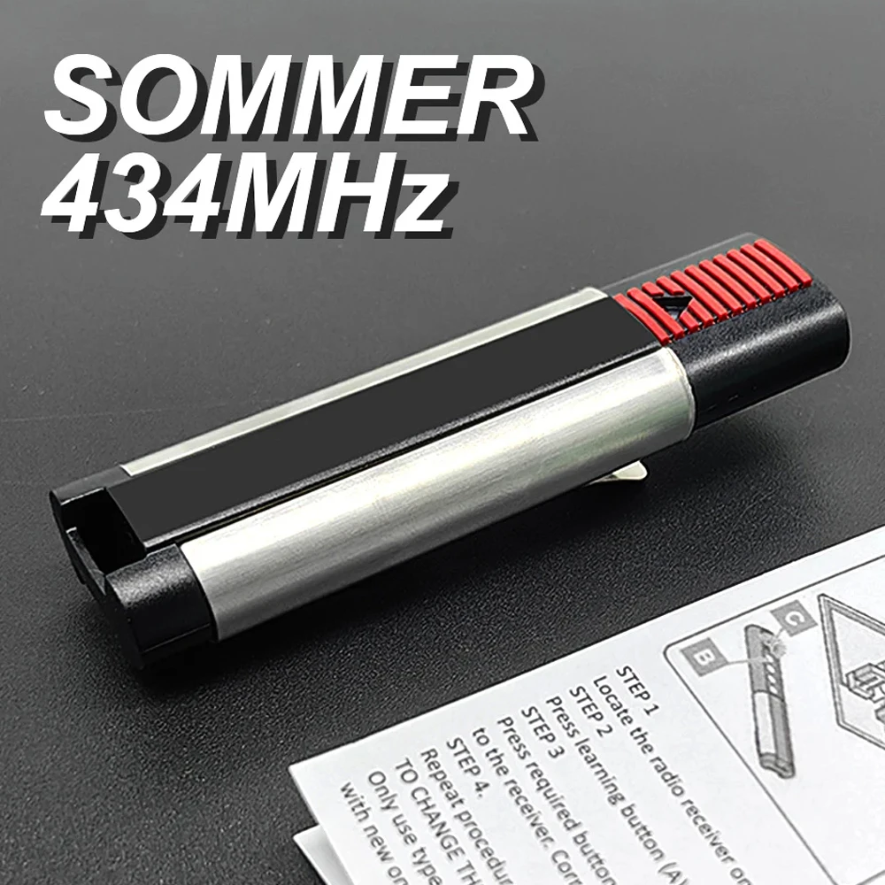 Per Sommer 4013 Tx03-434-4 Xp Frequenza 434 Mhz 4 Canali Sommer 434.42Mhz Sostituzione Telecomando Porta Garage