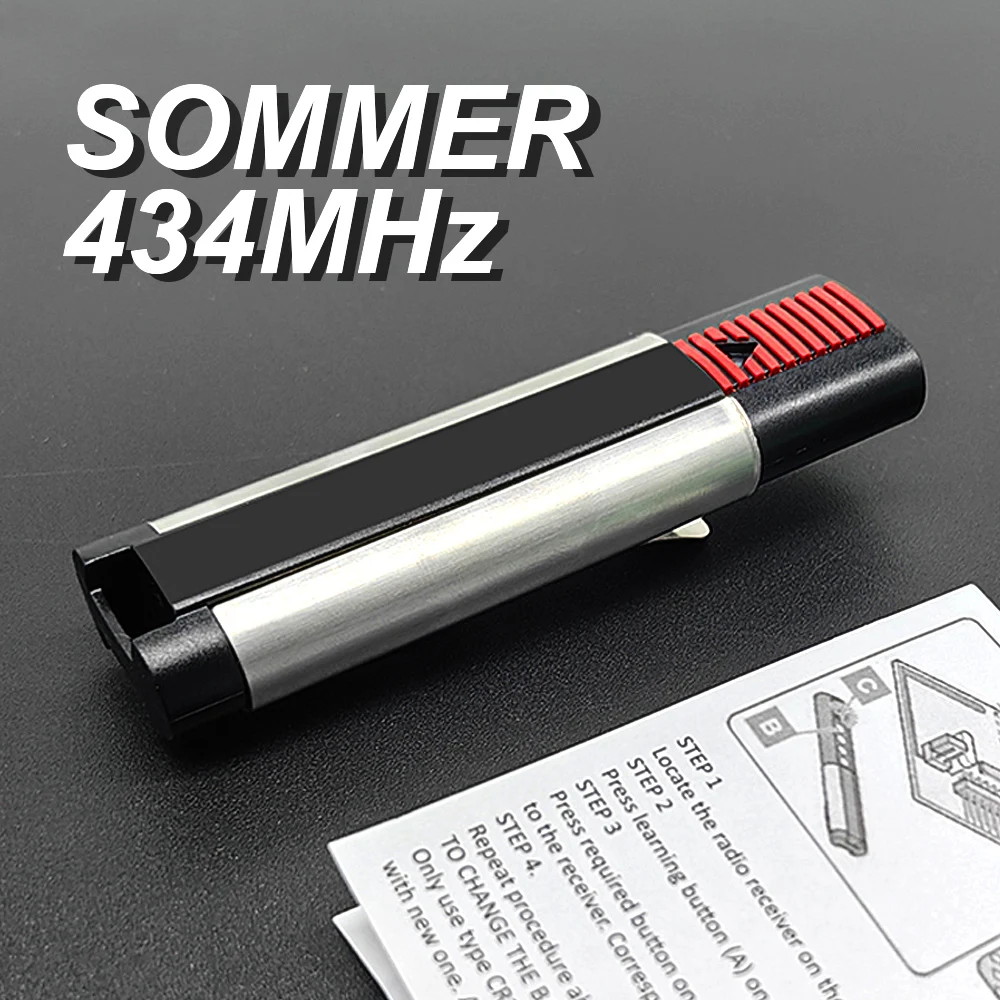Telecomando Sommer 434Mhz Tx03 434 4 Xp 4014 Tx03-434-2 4022 Tx02-434-2 4013 Tx03-434-4-Xp 434 Sostituzione Trasmettitore