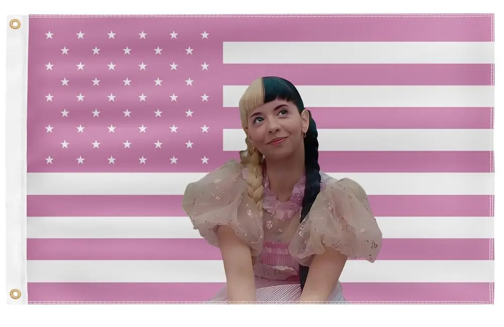 Bandiera Americana Americana Degli Stati Uniti Di Bonnie Marticon Pink