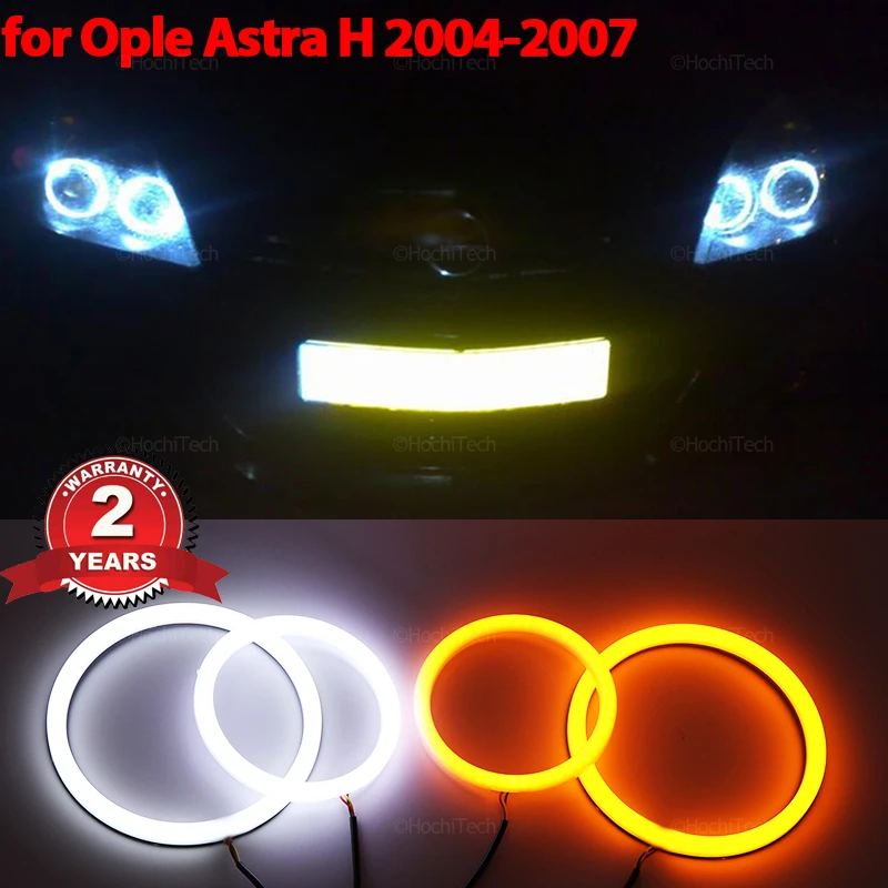 Cotton Led Angel Eyes Kit Halo Ring Lamps Per Opel Astra H 2004-2007 Pre Facelift Alogeno Ultra Bright Refit Indicatore Di Direzione