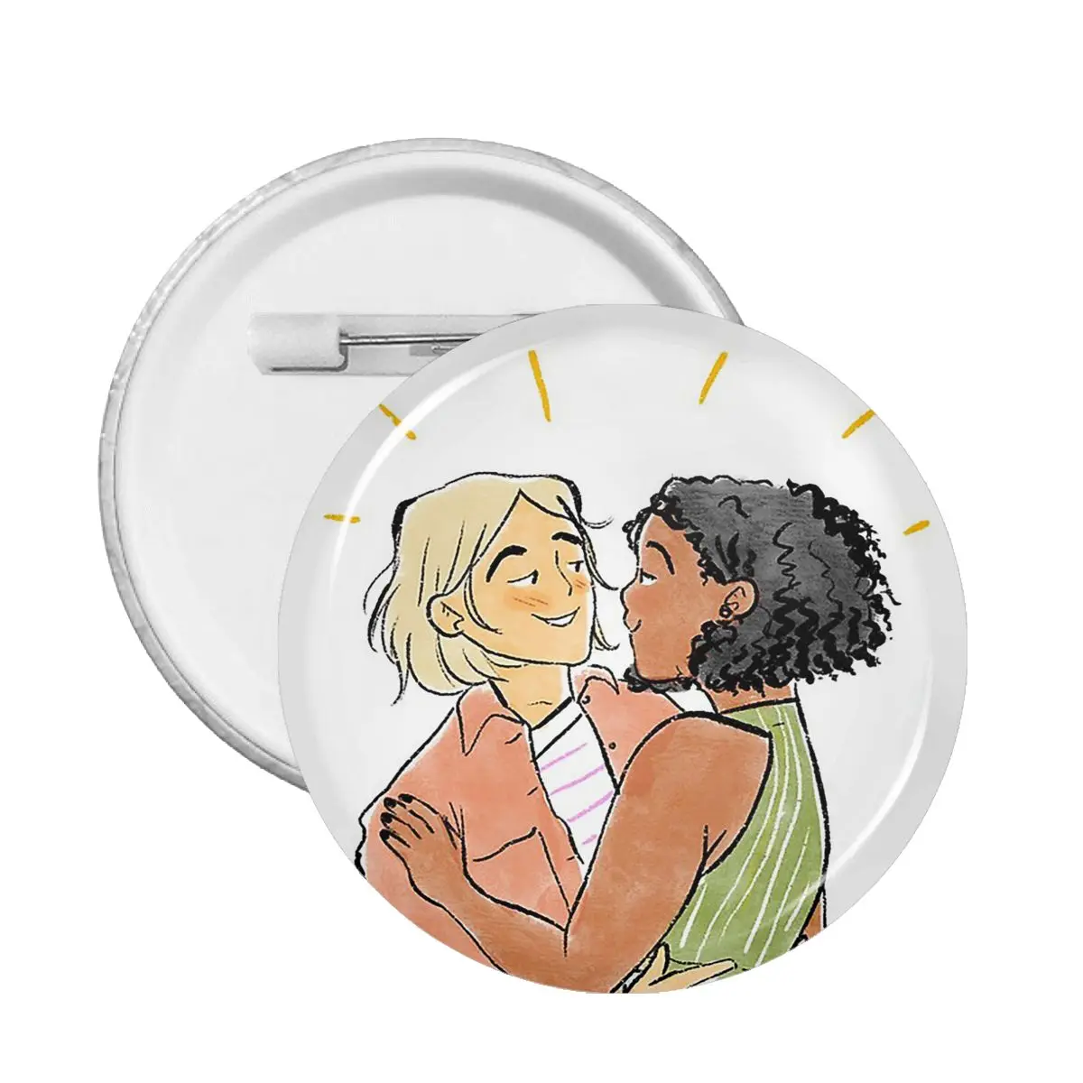 Spille Con Badge Per Amante Del Cuore Tara E Darcy Per Abiti Novità Spilla Con Risvolto S Bottone Morbido Accessori Anime