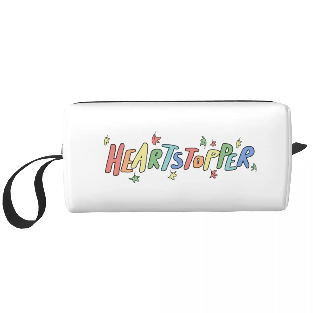 Heartstopper Rainbow Makeup Bags Charlie Nick Boys Love Men Cosmetic Bag Trend Travel Makeup Organizer Case