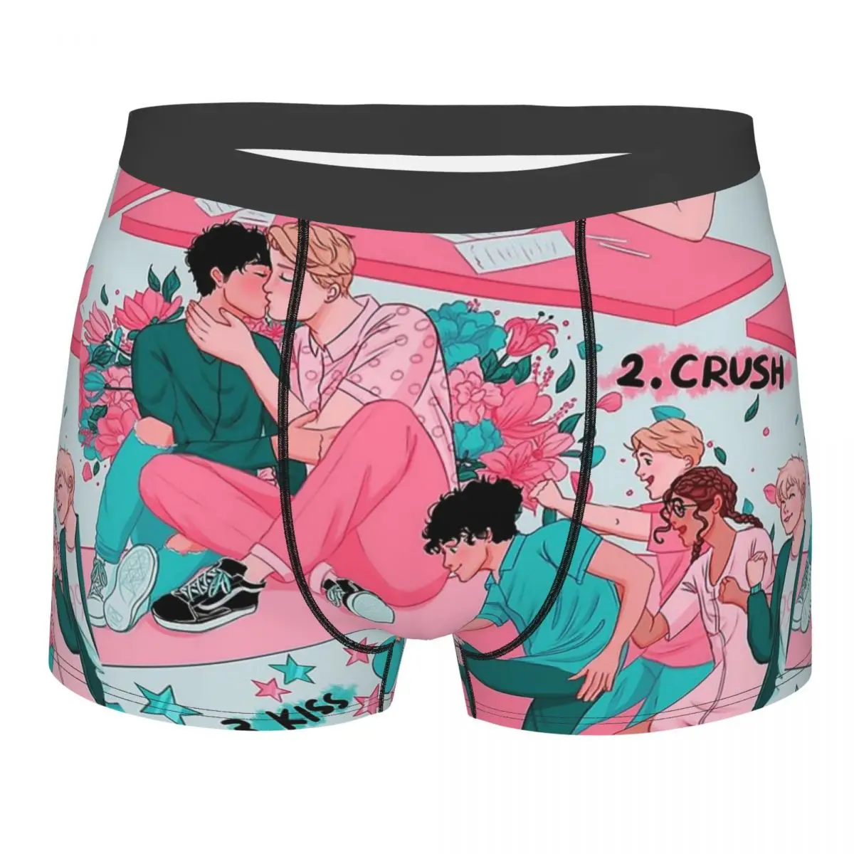 Men Nick Charlie Heartstopper Boxer Shorts Panties Breathable Underwear Romance Lgbt Yaoi Boy Love Male Hot S-Xxl Underpants