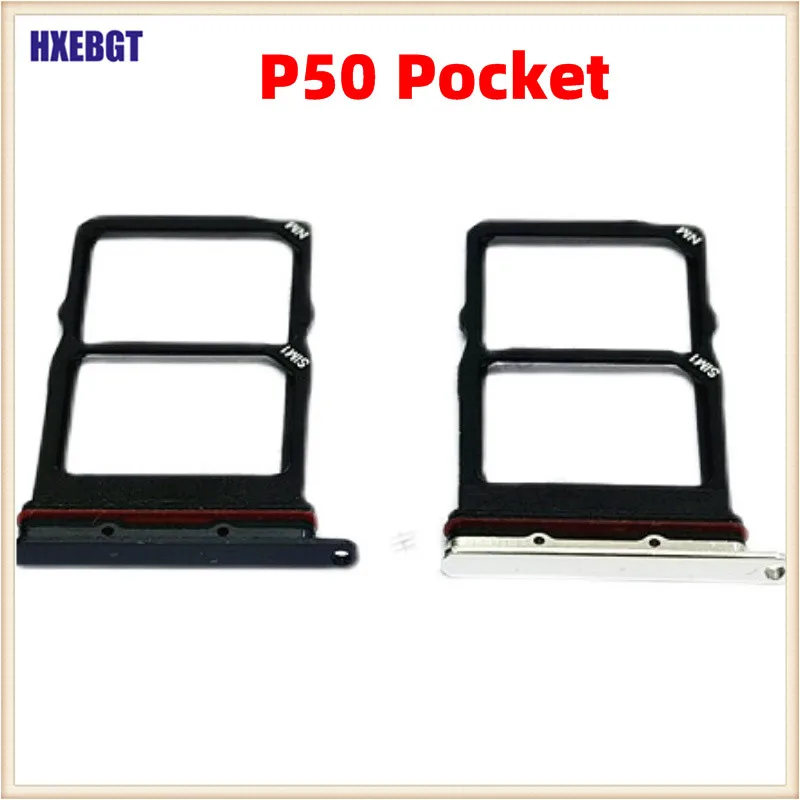 Per Huawei P50 Pocket Dual Sim Card Vassoio Slot Holder Presa Adattatore Parti Di Riparazione Per Smartphone