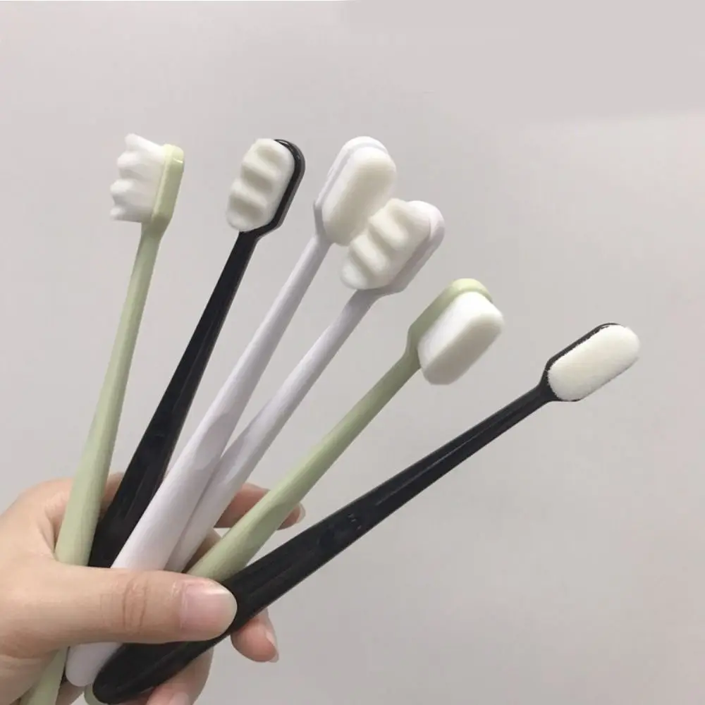 Spazzolini Da Denti Ultra-Fini Super Morbidi Wave Nano Million Setole Micro Spazzolino Da Denti Morbido Cura Della Pulizia Orale Portatile