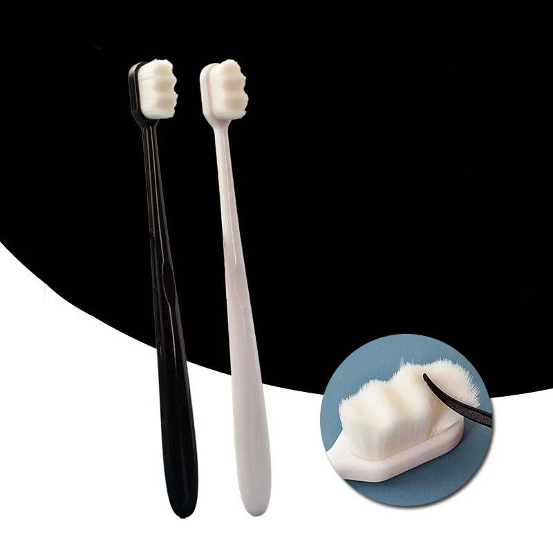 Ultra-Fine Toothbrushes Wave Nano Million Bristles Super Soft Tooth Brush Portable Oral Care Travel Outdoor Deep Cleaning Brush