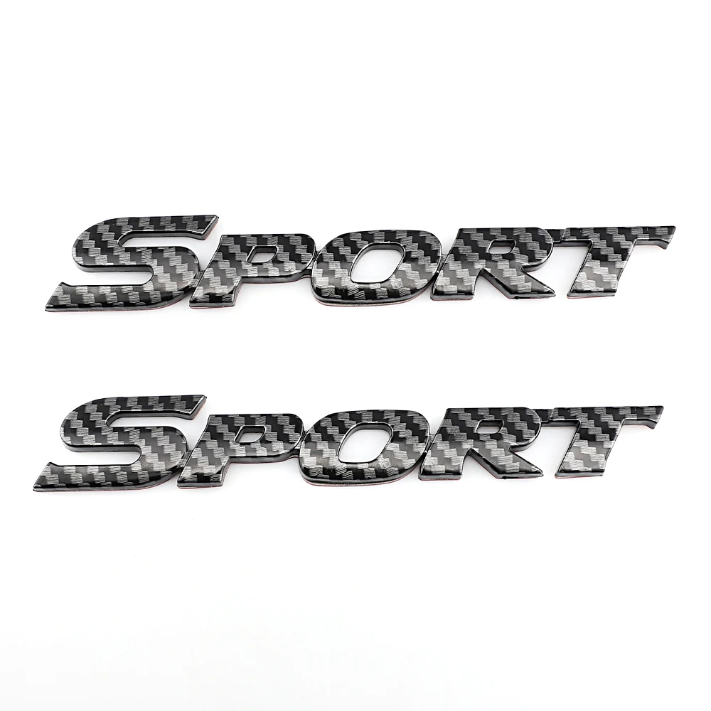2X Fashion Sport Emblem Badge Car Trunk Fender Sticker Accessori Auto Per Mercedes Benz Muslimah Audi Grill Emblem Mercedes Amg