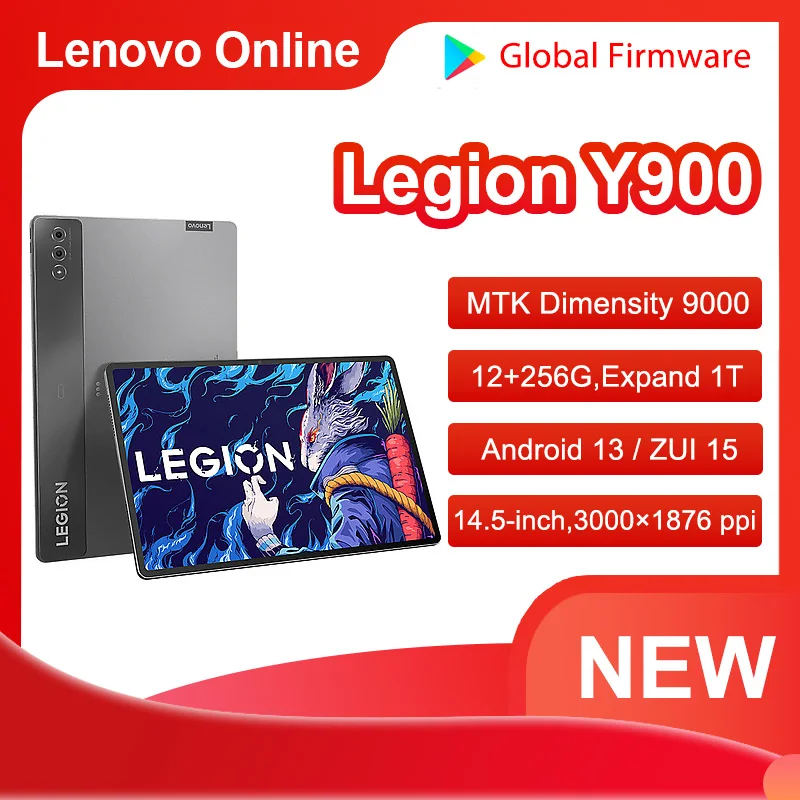 Firmware Globale Lenovo Tablet Legion Y900 Tab Extreme Dimensity 9000 10 Core Android 13 14.5 "12Gb 256Gb Wifi Office Learning