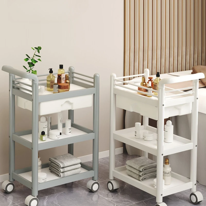 Tool Utility Parrucchiere Salon Trolley Equipment Medical Salon Trolley Storage Carrello Portategetti Salon Furniture Rr50St